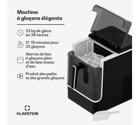 Machine à glaçons Ice Lux | Acier inoxydable | 23kg/24h | Auto-nettoyante