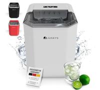 Machine à glaçons IceOracle de Juskys - prépare des glaçons pour vos cocktails en 6-13 min - mini machine à glaçons pouvant préparer jusqu'à 12 kg de glace par jour - grand panier à glaçons - blanc