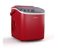 Klarstein Machine à Glaçons - 12kg/24h, 2 Tailles de Glaçons, Réservoir 1.3L, Commande Tactile, Indicateurs LED, Portable, Idéale pour Fêtes/Rassemblements