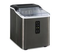 Machine à glaçons - Klarstein Albaron - en boule 12 kg-24 h 1,5 L - Boîtier en acier inoxydable - Panneau de commande tactile -