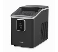 H.Koenig Machine à Glaçons KUB12-12kg en 24h, 2 tailles de Glaçons, Portable, Compacte, Silencieuse 1L, Glaçons Prêts en 6min, Pelle à Glaçons