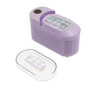 Machine à Glaçons Mini Machine Glace 120W Avec Couvercle Transparent Et Pince,Pour La Cuisine à Domicile, Extérieur, Restaurant, Bar (violette)