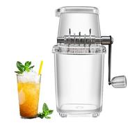 Machine À Glaçons Pilée Manuelle Rotatif Broyeur À Glace Cocktails Machine À Granité Glaçons Smoothies Écrasés Broyeur À Glace Machine Maison Broyeur À Glace, Machine À Cône De Neige Transparente