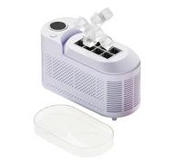 Machine à glaçons portable avec fabrication de glace rapide en 10 minutes,8 Glaçons en 10 Minutes,Machine À Glaçons Compacte for La Maison, Le Camping Et La Voiture avec Adaptateur CC 12 V (Violett)