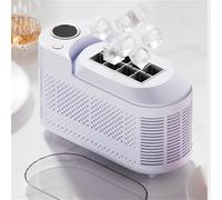 Machine À Glaçons Portable De Comptoir, Machine À Glaçons Compacte, Appareil Compact Et-Portable Pour La Fabrication De Glaçons, Avec Adaptateur Secteur Et Câble D'alimentation Pour Voiture,B,8 Cubes