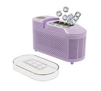 Machine À Glaçons Portable Mini 10 Min Rapide 8 Glaçons - Ice Maker 220V/12V Voiture Camping Compact Silencieux Auto Nettoyage 500ml