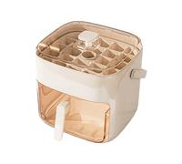 Machine à glaçons portable pour congélateur avec fabrication de glaçons empilable, comptoir compact et tiroir de rangement | Pour la maison, la maison et l'extérieur 061417