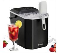 Machine à Glacons Portable, Silonn, 12 kg/jour, Blöcke 9 Cubes en 6 Min, Auto-Nettoyante, Idéale pour Maison, Camping, Bureau