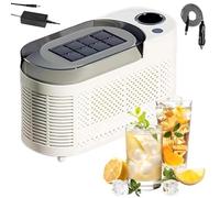 Machine À Glaçons Portative De Comptoir, Mini Glacière Compacte Automatique De 120 W, 8 Glaçons En 10 Minutes, Machine À Glaçons Domestique For La Maison, Le Bureau, Le Camping(White)