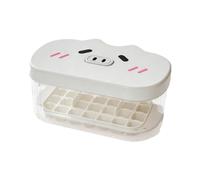 Machine à glaçons pour boissons - 19,8 x 12,6 x 8,8 cm - Plateau cube empilable, moule à libération lisse | Couvercle durable en ABS pour congélateur, boîte de rangement pour whisky, café, cocktail