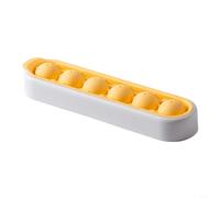 Machine à glaçons sans effort avec couvercle pour créer des boules de glace parfaitement rondes pour vos cocktails et boissons préférés (gris)