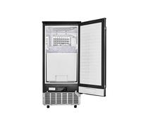 Machine à Glaçons Sous Plan Encastrable Capacité 36,3KG/24H Avec Porte Réversible