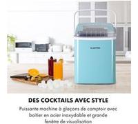 Machine à glaçons sphériques - Klarstein Arctic Porter - 12kg/24h - Sans BPA - Acier inoxydable - Bleu Bleu G