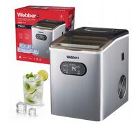 Machine à glaçons WEBBER FRIO IM-201, 25 kg, écran LCD, 3 modes d'eau, inox, 24