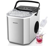 Machine à glaçons1.2LEuhomy-12kg/24h 9 glaçons en 6 minutes-Silence - Autonettoyante-Chambre-Argenté