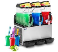 Royal Catering RCSL 3/12A Machine à granita 3 x 14 l LED Panneau de commande numérique Royal Catering Machine à granita professionnelle Machine à granita pas cher Machine à granité