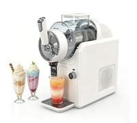 Machine à Granita, Machine Granita 2L avec 5 Réglages Prédéfinis, sans besoin de glace, Auto-Nettoyant pour Margarita, Cocktails et Boissons Surgelées(White)