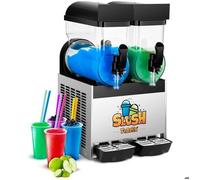 Royal Catering Machine à granitas - 2 x 15 litres RCSL 2/15