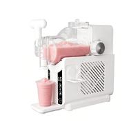 Machine à Granita sans Glace Requise, 2L Machine Granita avec 5 Modes Prédéfinis, Contrôle Tactile & Auto-Nettoyant pour Milkshakes, Frappés, Slush(White)
