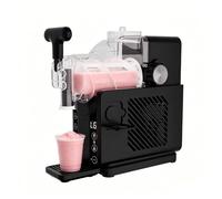 Machine à Granita sans Glace Requise, 2L Machine Granita avec 5 Modes Prédéfinis, Contrôle Tactile & Auto-Nettoyant pour Milkshakes, Frappés, Slush(Black)