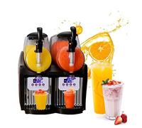 Machine à granité Professionnelle 5 L, 300 W, avec mixeur à Smoothies 2,5 L x 2, idéale pour Les hôtels, Bars et cafés.
