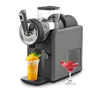 Machine à granités, 1,8 L/60Oz boissons, 5 en 1, sans glaçons, rotation à 360° autonettoyante, refroidissement rapide, pour granités, cocktails, frappés, milkshakes(Black)