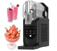 Machine à GranitéS 240w 1,8l,Sans GlaçOns Pour La Maison Professionnelle, Autonettoyante,5 Programmes PréDéFinis, Lame Cyclonique à 360°, Pour Les FêTes, FrappéS Et Milkshakes,Black