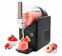 Machine à granités avec écran LCD, 5 préréglages - Grande capacité de 2 l | Auto-nettoyant, 12 niveaux de texture pour service doux, prêt en 15 minutes, cocktails, milkshakes, bar à la maison (65 dB