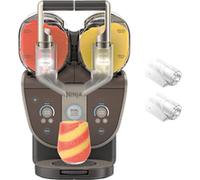 Ninja - Machine À Granita Slushi Twist Fs702eubr, Machine À Granités Double Bacs, Mocha, 4,4l