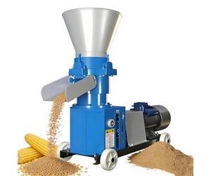 Machine à granulés d'alimentation moteur 4 kW 100 kg/h pour bovins, poulets, canards et porcs - Taille des granulés de 6 mm pour une nutrition animale efficace