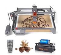 Machine à graver laser - VEVOR - A7 - 10 W - 40 x 40 cm - Rouleau rotatif