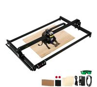 Machine à graver laser - Zone de travail 460 x 810 mm - Machine à graver - Graveur laser 0,02 mm - Fraise à graver 450 nm - Gravure laser 6 W Machine de découpe - 6000 mm/min - Convient pour le bois,