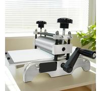 Machine à graver, machine d'impression manuelle à presse plate avec hauteur de rouleau réglable pour affichage décoratif et assiettes de livres