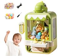 Machine à griffes jouet pour enfants, machine à griffes mignonne avec lumières et son, mini distributeur automatique double puissance pour les fêtes et cadeaux d'anniversaire pour garçons fill