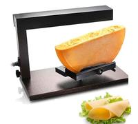 Machine à griller à raclette - Fondeur à fromage commercial 650 W avec chaleur réglable et demi-roue pour hamburgers, nachos, pâtes et plus encore
