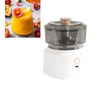 Machine à hacher commerciale, hachoir à viande électrique, mélangeur multifonctionnel, lames en acier inoxydable, mélangeur alimentaire efficace et sûr pour la cuisine (White)