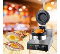 Machine À Hamburger Électrique 1200W - Appareil À Gaufres Et Sandwichs Chauds Multifonction - Presse À Hamburger UFO Design Rond