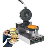 Machine à Hamburger électrique, gaufrier à Hamburger Commercial, Presse à panini électrique antiadhésive de 1300 W, température réglable de 50 à 300 ℃, Chauffage Double Face, Rotatif à 180 °,A