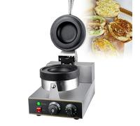 Machine à hamburger électrique, machine à hamburger 1300 W, presse à panini, presse à panini antiadhésive commerciale, température réglable de 50 à 300 ℃ pour un usage domestique commercial