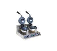 Machine à hamburger, gaufrier, double face, chauffage, commerciale, électrique, rotative, pour hamburgers, snacks, desserts, cuisine occidentale, machine à crêpes (250 x 445 x 260 mm)