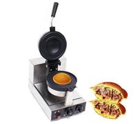 Machine à Hamburgers à Crème Glacée et Presse à Panini, Chauffage Double Face, Température Réglable 50-300°C, pour Multi-Usage Commercial