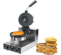 Machine à Hamburgers, gaufrier électrique antiadhésif, gaufrier Professionnel, Presse à panini antiadhésive à tête Unique, Machine à Hamburgers Garnis de crème glacée