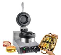 Machine à Hamburgers, Machine à Hamburgers électrique antiadhésive, Presse à Hamburgers antiadhésive, Presse à panini Professionnelle 1200 W, Machine à sandwichs et à Glaces Polyvalente pour
