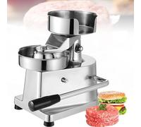 Machine à Hamburgers, Presse à Hamburgers en Acier Inoxydable, Machine à galettes de Viande - Machine à Hamburgers Commerciale pour Cuisine, Restaurant, Barbecue, grillades - 10/13 cm, poign