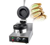 Machine à Hamburgers, revêtement antiadhésif, gaufrier pour Hamburgers 1300 W, Moule à gaufres pour Hamburgers, Presse à panini Commerciale, Machine à sandwichs, température réglable de 50 à