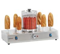 Machine à hot dog 6 plots chauffants