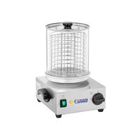 Royal Catering Machine à Hot Dog Professionnelle Appareil Hot Dog RCHW 800 (Puissance 800 Watts, Température 0-110°C, Taille du cylindre 24 cm, Diamètre du cylindre 20 cm)