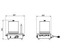 Machine à Hot Dog avec 2 Plots