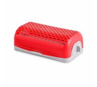 Machine à hot-dog, cuisson micro-ons, Rouge (moule à hot-dog) | Plastique résistant, Cuisson au micro-ons, Dîner décontracté, Pour les célibataires