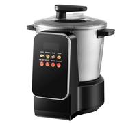 Machine à igname pilée de 6 l, machine à hirondelle automatique de 900 W avec écran tactile LED pour aliments africains, Banku, Ugali Amala, semoule, processeur de cuisson électrique Fufu pour 5 à 6 p